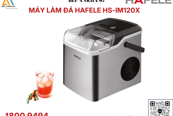 BÍ QUYẾT TỐI ƯU LỢI NHUẬN CHO QUÁN NHỎ: CHỦ ĐỘNG NGUỒN ĐÁ SẠCH VỚI HAFELE HS-IM120X